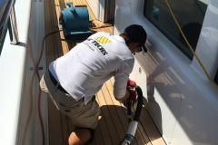 Teak Deck Sanding